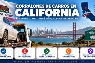 Corralones de carros en California 2026