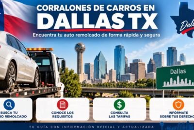 Corralones de carros en Dallas TX 2026