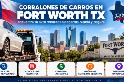 Corralones de carros en Fort Worth TX 2026