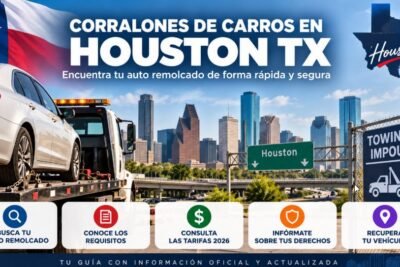 Corralones de carros en Houston TX 2026