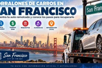 Corralones de carros en San Francisco CA 2026