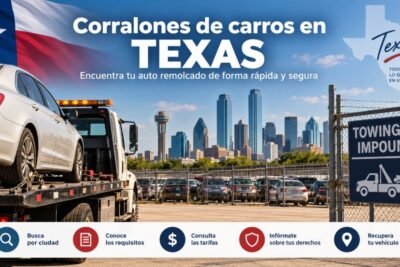 Corralones de carros en Texas 2026
